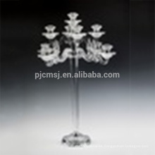 Boda de la mesa central Candelabro de cristal candelabro de vidrio